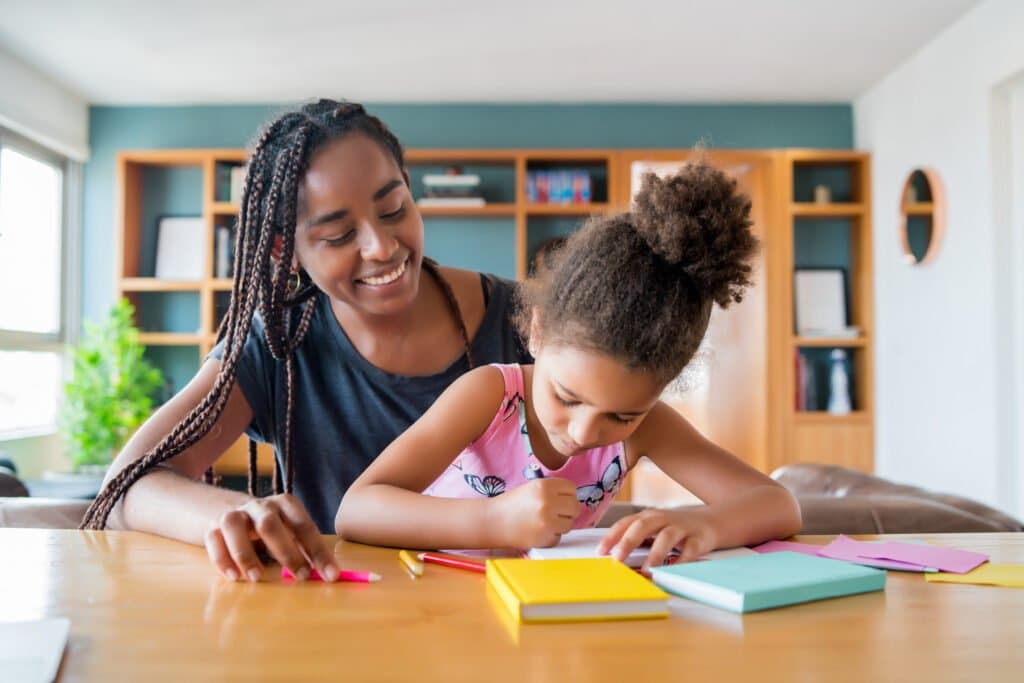 Parent-and-child-engaged-in-homeschooling-South-Africa-activities-at-home